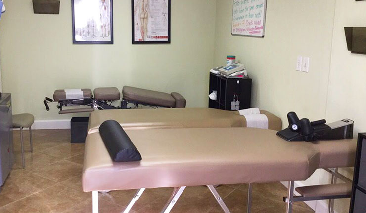 treatment room of Fort Lauderdale Auto Accident Injury Chiropractic