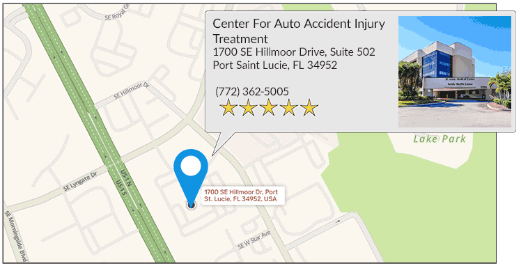 South Florida Auto Accident Chiropractic's Port Saint Lucie office location on google map